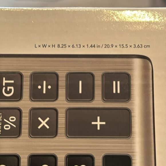 Casio XL Desktop Calculator Silver DM-1200BM - Picture 8 of 8